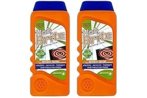Scotvision® 2 x HOB Brite Oven Cooker Electric Ceramic Halogen Induction Hob Cream Cleaner.,