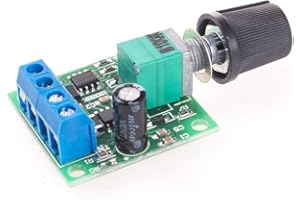 ANGEEK Módulo de control de velocidad de motor PWM de baja tensión DC 1.8V - 12V 2A