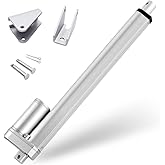 DCHOUSE Actionneurs à mouvement linéaire, 1000N jusqu’à 450mm de trajet maximale, Tension nominale 12V DC, Convient à usage é