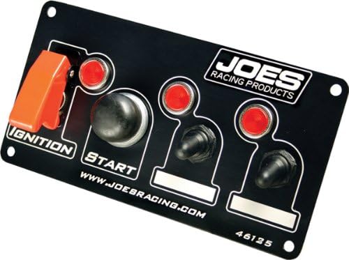 Joes RacingProducts 46125 Switch Panel Ing/Start w/2 Acc Switches