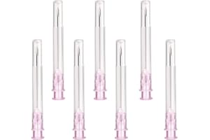 PRIMETEQ 100 tubi di erogazione in acciaio inox da 18 G (1,2mm x 40mm), diverse dimensioni: 18 G/19 G/20 G/21 G/22 G/23 G/25 G/26 G/27 G, 30 G, confezione singola, per industria, hobby e casa