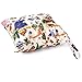 Waterproof Reusable Baby Cloth Diaper Bag Double Zipper Forest Animal Pattern