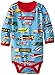 Hatley Baby Boys Long Sleeve One Piece-Big Rig Trucks Romper, Blue, 12-18 Months