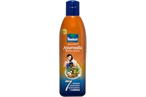 Parachute Advansed Ayurvedic Coconut Hair Oil | 25 Natural Ingredients to Control Hair Fall | Hair Loss, and 7 Major Hair Problems | Helps in Headache Relief | 190 ml