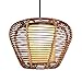 Produktbild Kronleuchter, Rattan-Lampe Wirklich Rattan-Weben Wohnzimmerbeleuchtung Hotel-Gehwegleuchten Küche Deckenleuchte Studie Kronleuchter Ausstellung von Rattan-Lichter 38x38x26cm Umweltfreundlich und lan