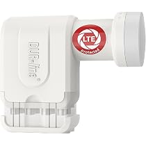 HB-Digital Octo LNB Für 8 Teilnehmer | 0,1 DB Rauschmaß, 4K UHD-tauglich – Inkl. 8x F-Stecker & 4x Abschlusswiderstände