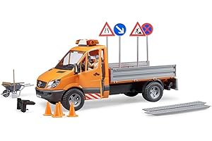 Bruder 2537 Mercedes Benz Sprinter comunale, con Autista e Accessori