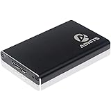 ADWITS Adaptateur USB 3.0 UASP à mSATA 3030/3050 SSD SuperSpeed, boîtier de Disque Dur Externe en Aluminium pour Samsung 850 Evo, KingSpec, Kingston, Disque Dur SSD Transcend & More, Noir