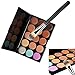 VALUE MAKERS 15 Colour Blemish Concealer Palette - Professional Makeup Contour Palette - Make Up Contour Kit - Cosmetics Tool Foundation - Primer Cream Contour Palette - Makeup Concealers Set +1pcs Foundation Powder Makeup Brush