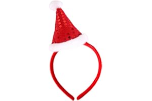 NIWIEOI 1 PCS Christmas Headband,Christmas Hair Bands,Christmas Headbands for Adults,Christmas Hat Headband,Christmas Headwear,Novelty Christmas Headbands,Christmas Headbands for Kids