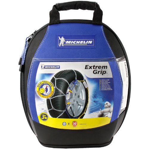 Michelin 89803 Chaînes à neige M1 avec système Extrem Grip 64, compatibles ABS et ESP, certifiées TÜV/GS et ÖNORM, 2 pièces