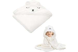 NyxSeat 1-częściowy ręcznik kąpielowy dla niemowląt z kapturem, miękki, chłonny ręcznik kąpielowy dla niemowląt, płaszcz kąpielowy z kreskówką, artykuły toaletowe dla noworodków i małych dzieci