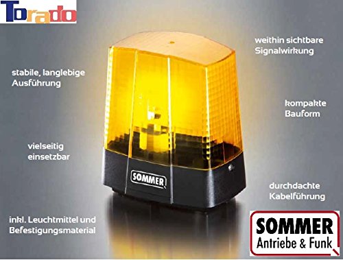 Preisvergleich Produktbild Sommer Warnlicht 5070V001 - Signalleuchte 230 V - Warnleuchte