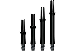 L.Style LSTYLE Dart-Schäfte: 2BA Standard-Gewinde Nylon Stiele - Champagnerringe im Lieferumfang enthalten