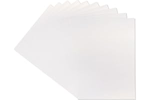 Crafter's Companion A4 Coloured Single Sided Snow White Hint of Gold – 300GSM (10 Sheet Pack) -Perfect for Arts and Crafts, Printing, Card Bases & Folding-Centura Pearl, One Size