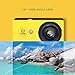 Price comparison product image Hanbaili Wifi Sports Camera with 5 Million Pixels 120°Wide-angleWaterproof Underwater 30MPerfect for Outdoor Extreme Sports Bike Diving