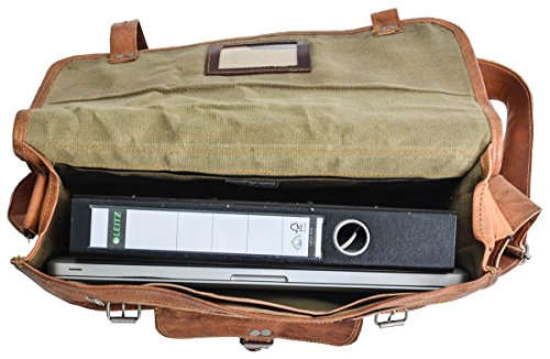 Businesstasche Gusti Leder nature    Finlay 17    Umh  ngetasche Laptoptasche 17 Zoll Vintage Laptoptasche Businesstasche Schultertasche Arbeitstasche