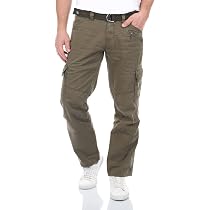 Timezone Benito TZ 3983 Jeans Cargo Uomo – Urban Indaco – Vestibilità Larga, Multiple Tasche