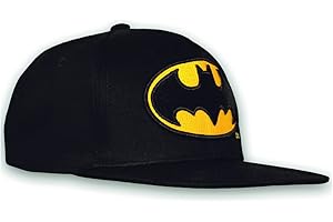 Logoshirt®️ - DC Comics - Batman - Logo - Cappelino Snapback per Bambino - Ricamati