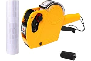 NOBILE LOVELYCARE Prezzatrice etichettatrice 8 caratteri + 10 rotoli prezzi in omaggio segnaprezzo con rotolino inchiostro sostitutivo colore random