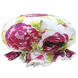 Ragged Rose Floral Shower Hat, Pink Rose