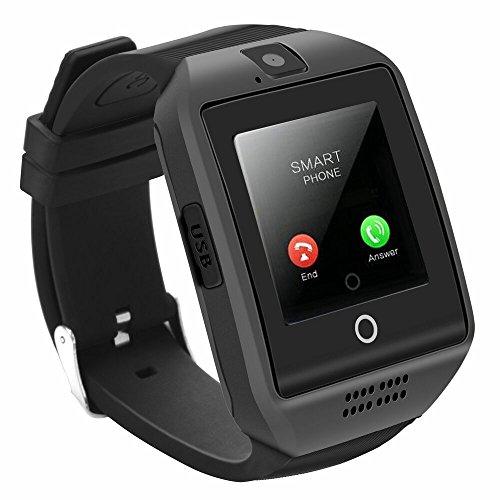 Bluetooth Smartwatch [Schermo Curvo Cinturino leggero], LERMX Orologio da polso Smart Touchscreen. Smart Watch Supporta SIM/TF Card, pedometro, fotocamera remota, modalitÃ  sonno per Android Smartphones