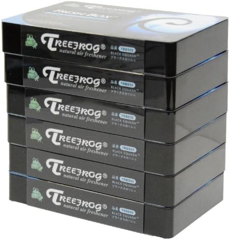 Treefrog Natural Air Freshener Fresh Box (AKA Xtreme Fresh) Black Squash Scent - Refreshing Citrus fragrance by YirehStore Air Freshener