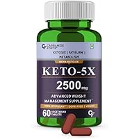 Carbamide Forte Keto Fat Burner & Natural Weight Loss Supplement For Women And Men 2500mg with Garcinia Cambogia & 4…