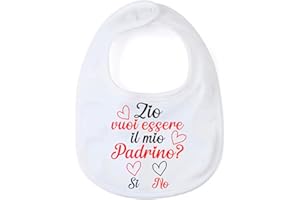 il mondo di Noah Bavaglino Neonato Personalizzato, Bavette Neonato, in Cotone, con Stampa, da 0-3 mesi