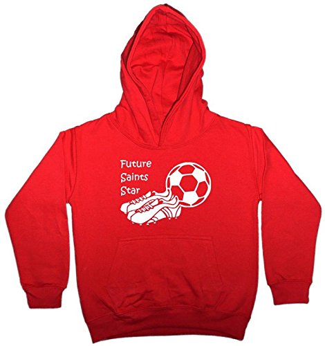 Hat-Trick Designs Southampton Football Baby/Kids/Childrens Hoodie Sweatshirt-3-4Yrs-Red-Future Star-Unisex Gift