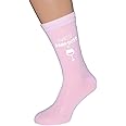 Powered by Gin not Fairy Dust Design Printed on Ladies Pink Socks
