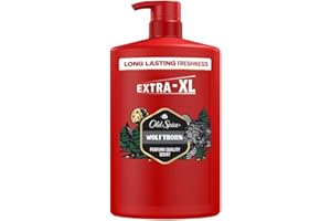 ‎OLD SPICE Old Spice Wolfthorn 3-in-1 Duschgel für Haar, Gesicht und Körper 1000 ml Pumpspender, langanhaltende Frische, Duft in Parfumqualität, Tiefenreinigung