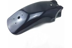 PLSUSJHAO PJhao Universal Metall Motorrad Kotflügel hinten Fender Schutzblech modifiziert Rennrad Schutzblech Schwarz