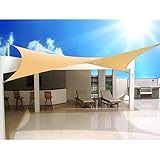 velas para jardin a medida Anillo D: 5 x 40mm (3x) Green Blue - Toldo para jardín Vela de sombra cuadrado o triangular Impermeable diferentes medidas (cuadrado, 5,0)