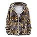 Produktbild Realde Herren Kapuzenpullover Sweatshirt Langarm Top Freizeit Windjacke Camouflage Loose Fit Hoodie Mit Reißverschluss Kapuzen Pullover Herbst Männer Kapuzenshirt für Fitness