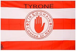 OFFICIAL IRELAND GAA crest COUNTY FLAG TYRONE 152cm x91cm very limited stock