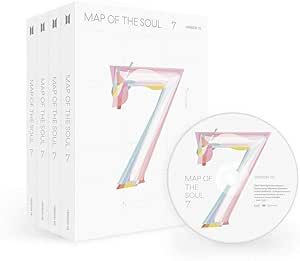 Of The Soul 7 Bts Map Of The Soul : 7 - [Ver.1+2+3+4 Full Set] 4Cd, 4Photobook, 4Folded  Poster, Others With Extra Decorative Sticker Set, Photocard Set :  Amazon.co.uk: Home & Kitchen