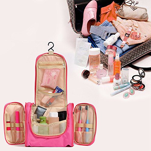 iRegro Wasserdicht Große multifunktionale Kulturtasche, Kosmetiktasche, Premium Kulturbeutel, Kulturbeutel Dusch-Tasche für Reisen, Pflegeprodukte, Makeup usw. - 8