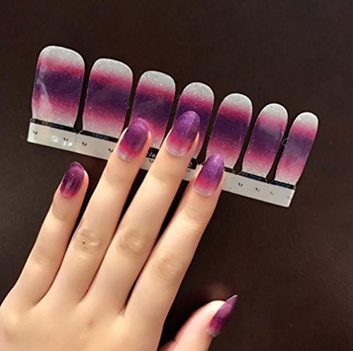 GBDSD Nail Wraps Exclusive Design Series Art Deco Fingers Toes Vinyl Foils Exclusive Trendy Style Creative Gift Ideas Gift Ideals for Festival 14 Decals/sheet (Pack of 1 Sheets) , #40