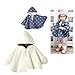 Baby Toddler Double-side Wear Cloak Hooded Cape Kids Poncho Hoodie Coat