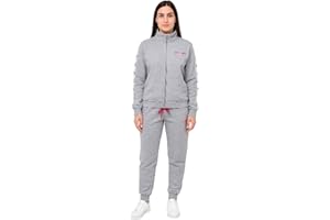 GX GARGIX GARGIX TUTA DONNA INVERNALE FELPATA CALDA PIGIAMA SPORT PANTALONI FELPA ZIP