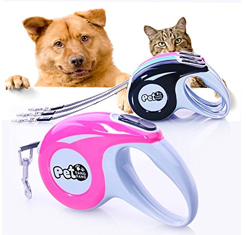 Vicstar-5-Meters-Laisse-Pour-Chien-Rtractable-Chien-Laisse--Enrouleur-pour-Moyen-ou-Grand-Chien-Chiot-en-Promenade-5-Mtres