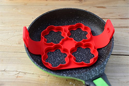 ➹ Loveso ➹ Flippin‘ Fantastic Nonstick Silikon Ei Ring Pfannkuchen Form (C) - 2