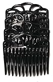 Allsorts® Card of 4 7cm Black Hair Combs