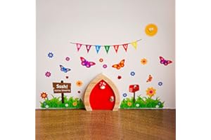 MY OWN FAIRY Wall Stickers for Fairy Door - the perfect addition to your Magical Fairy Door ideal for skirting board, wall or to create an indoor fairy garden.