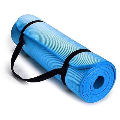 Boost Tapis de Yoga épais et antidérapant avec Sangle de Transport - Matelas de Sport 183X61X1 cm Multifonctions : Yoga, Pilates, Fitness, Camping, Gym- Grand Tapis de Sol Doux et Confortable