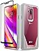 Produktbild Poetic LG G7 ThinQ Schutzhülle, Guardian, Robuste, Klare Hybrid Schutzhülle Mit Gehärtetem Glas Displayschutzfolie (Kratzfeste Hinterseite) (360 Grad Schutz) für 2018 LG G7 ThinQ Rosa