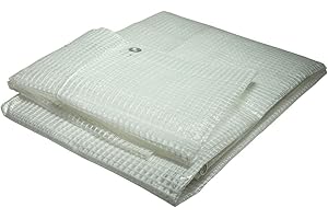 UNIVERS DU PRO Bâche plastique armée 4x6 m transparente 170g/m² - bâche translucide armée en polyéthylène