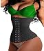 Adjustable Waist Trainer Shaper For Tummy Fat Burner Extreme Power Training Belt (M, Black)