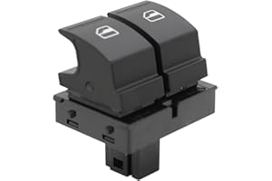 BIAREN Electric Window Regulator Control Switch Button Double For Volkswagen VW Transporter Caddy Polo Golf Passat Touran Seat Altea Leon Ibiza Toledo 2K0959857A 1K3959857A